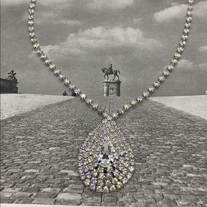 Vintage Rhinestone Crystal Necklace